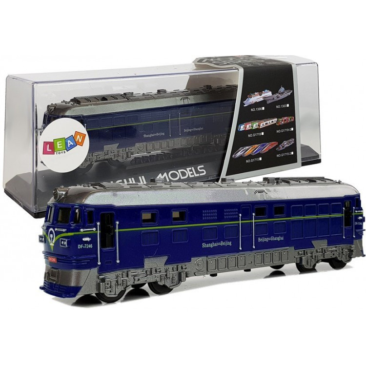 Lokomotíva Pendolino so svetlom a zvukom - modrá